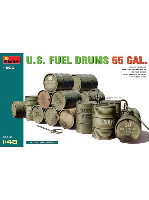 MiniArt - U.S. Fuel Drums 55 Gal.