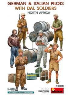   MiniArt - 1/35 German & Italian Pilots With DAL Soldiers North Africa