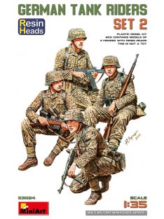 MiniArt - 1/35 German Tank Riders Set 2. Resin Heads