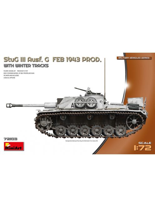 Minart - StuG III Ausf. G  Feb 1943 Prod w/Winter Tracks