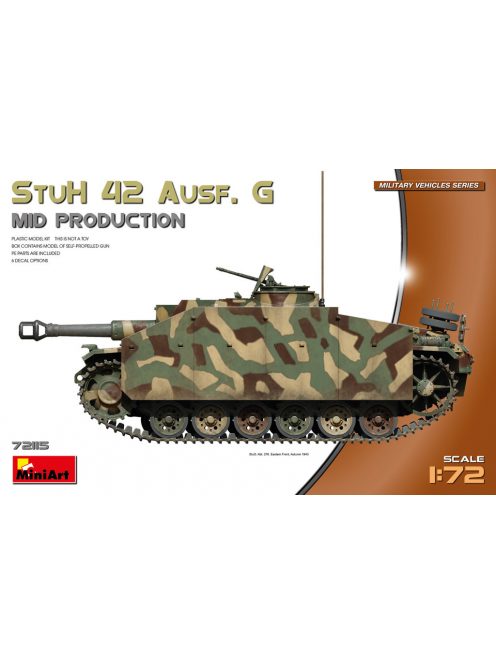 MiniArt - 1/72 StuH 42 Ausf. G  Mid Prod