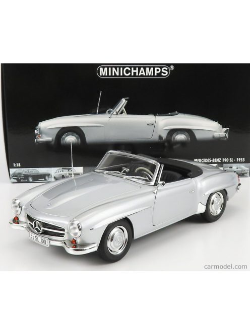 Minichamps - Mercedes Benz Sl-Class 190Sl (W121) Spider 1955 Silver