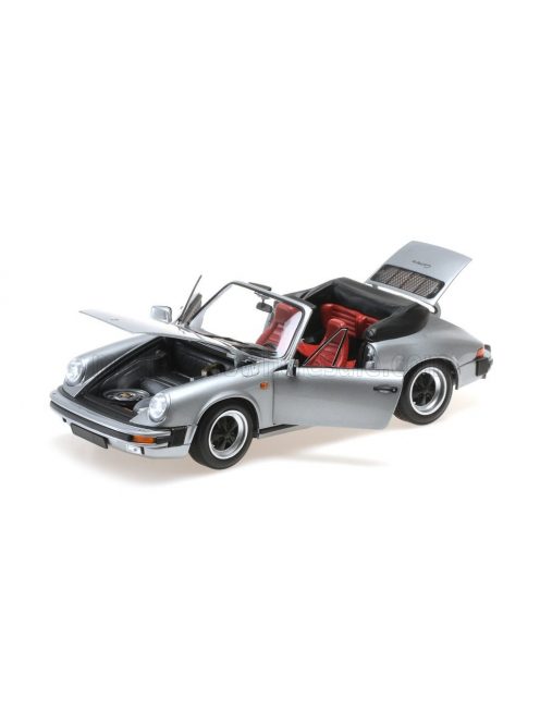 Minichamps - PORSCHE 911 3.2 CARRERA CABRIOLET 1983 GREY MET