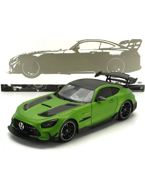 Minichamps - MERCEDES BENZ AMG GT V8 BLACK SERIES 2021 GREEN BLACK