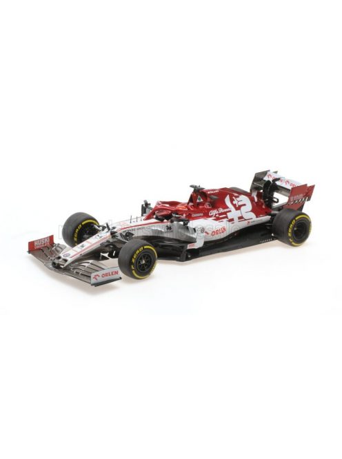 Minichamps - ALFA ROMEO F1  C39 TEAM RACING ORLEN N 7 AUSTRIAN GP 2020 KIMI RAIKKONEN WHITE RED MET