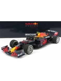   Minichamps - RED BULL F1  RB16B HONDA RA620H TEAM ASTON MARTIN N 11 MONACO GP 2021 SERGIO PEREZ MATT BLUE YELLOW RED