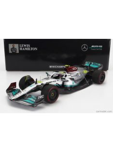   Minichamps - Mercedes Gp F1 W13E Team Mercedes-Amg Petronas F1 N 44 Spain Gp 2022 Lewis Hamilton Silver Green