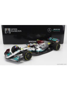   Minichamps - Mercedes Gp F1 W13E Team Mercedes-Amg Petronas F1 N 44 6Th Miami Gp 2022 Lewis Hamilton Silver Green
