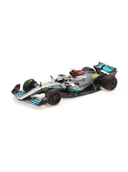 Minichamps - 1:18 MERCEDES-AMG PETRONAS FORMULA ONE TEAM F1 W13 E PERFORMANCE - LEWIS HAMILTON - BRAZILIAN GP 2022 - MINICHAMPS