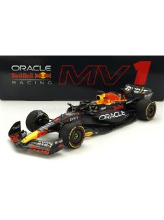   Minichamps - RED BULL F1  RB19 TEAM ORACLE RED BULL RACING N 1 WORLD CHAMPION WINNER ABU DHABI GP 2023 MAX VERSTAPPEN MATT BLUE