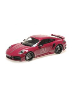   Minichamps - 1:18 Porsche 911 (992) Turbo S Coupe Sport Design - 2021 - Red