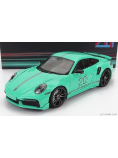   Minichamps - Porsche 911 992 Turbo S Coupe N 20 Sport Design 2021 Light Green