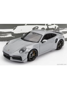   Minichamps - Porsche 911 992 Turbo S Coupe Sport Design 2021 Silver