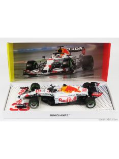   Minichamps - Red Bull F1 Rb16B Honda Ra620H Team Red Bull Racing N 33 2Nd Turkish Gp Max Verstappen 2021 World Champion White Yellow Red