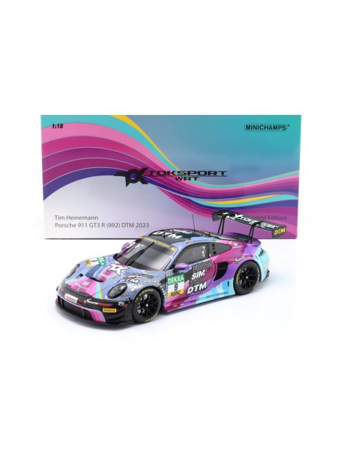 Minichamps - PORSCHE 911 992 GT3 R TEAM TOKSPORT WRT N 9 DTM SEASON 2023 TIM HEINEMANN VARIOUS