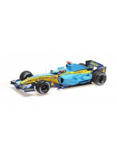   Minichamps - RENAULT F1 R25 TEAM RENAULT F1 N 1 WORLD CHAMPION 3rd BRAZIL GP 2005 FERNANDO ALONSO LIGHT BLUE YELLOW