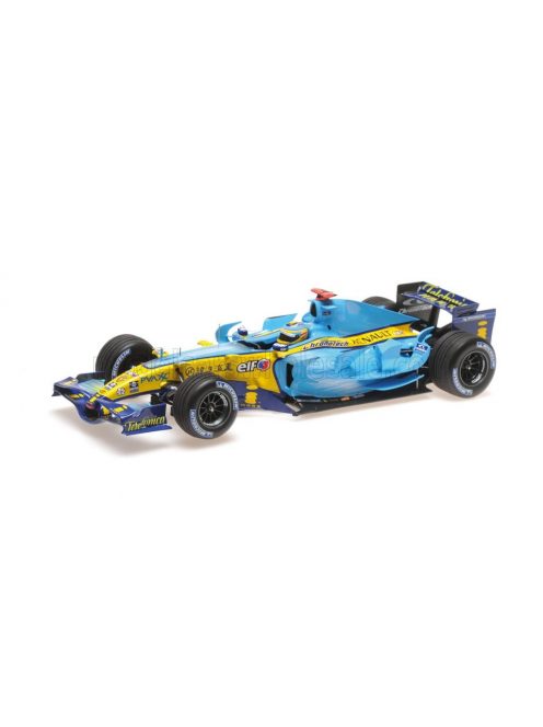 Minichamps - RENAULT F1  R26 TEAM RENAULT N 1 WORLD CHAMPION CHINA GP 2006 FERNANDO ALONSO LIGHT BLUE YELLOW