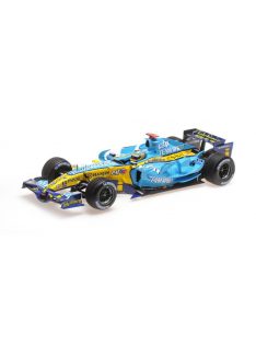   Minichamps - RENAULT F1  R26 TEAM RENAULT F1 N 1 WORLD CHAMPION 2nd BRAZIL GP FERNANDO ALONSO 2006 LIGHT BLUE YELLOW