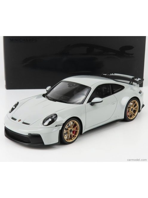 Minichamps - Porsche 911 992 Gt3 Coupe 2021 - Gold Wheels Chalk