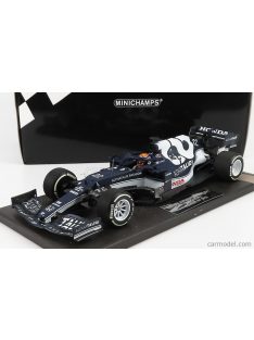   Minichamps - Alpha Tauri F1 At02 Honda Ra620H Team Alpha Tauri N 22 Bahrain Gp 2021 Yuki Tsunoda White Blue