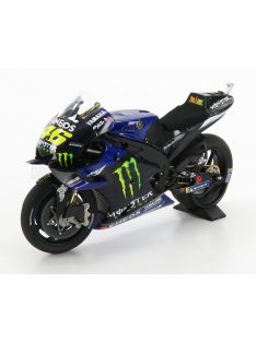   Minichamps - YAMAHA YZR-M1 TEAM MOVISTAR MONSTER ENERGY N 46 MOTOGP SEASON 2019 VALENTINO ROSSI BLUE BLACK