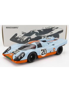   Minichamps - PORSCHE 917K TEAM JOHN WYER AUTOMOTIVE ENGINEERING LTD GULF N 20 24h LE MANS 1970 JO SIFFERT - BRIAN REDMANN LIGHT BLUE ORANGE