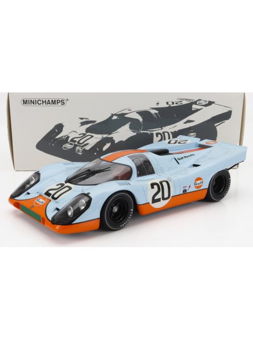 Minichamps - PORSCHE 917K TEAM JOHN WYER AUTOMOTIVE ENGINEERING LTD GULF N 20 24h LE MANS 1970 JO SIFFERT - BRIAN REDMANN LIGHT BLUE ORANGE