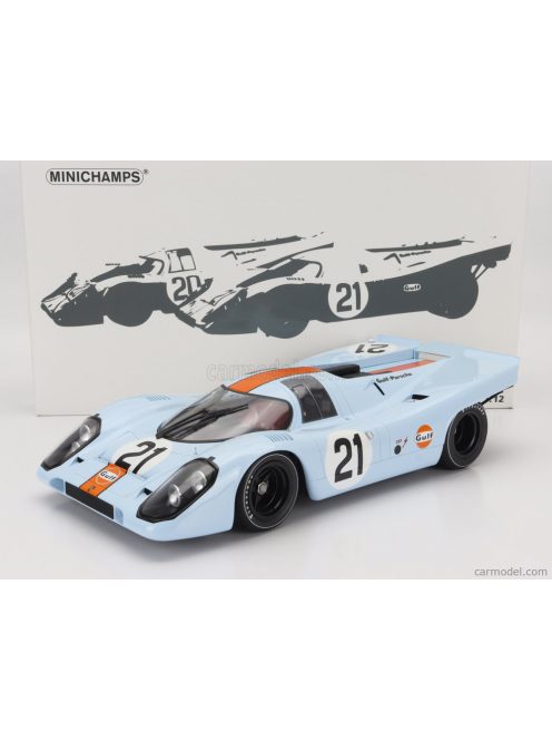 Minichamps - Porsche 917K Team John Wyer Automotive Engineering N 21 24H Le Mans 1970 P.Rodriguez - L.Kinnunen Light Blue