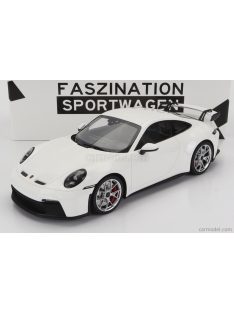   Minichamps - Porsche 911 992 Gt3 Coupe 2021 - Silver Rims White