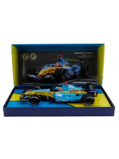   Minichamps - RENAULT F1  R25 TEAM MILD SEVEN RENAULT N 1 WORLD CHAMPION 3rd SAO PAULO BRAZILIAN GP 2005 FERNANDO ALONSO LIGHT BLUE YELLOW