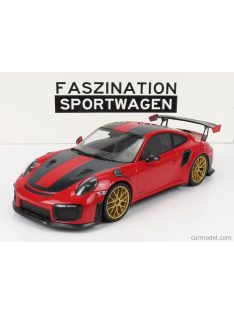   Minichamps - Porsche 911 991-2 Gt2 Rs Weissach Package 2018 Red Black