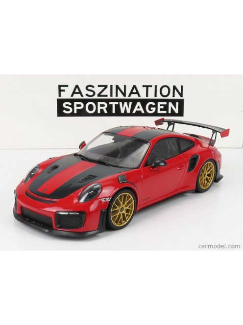 Minichamps - Porsche 911 991-2 Gt2 Rs Weissach Package 2018 Red Black