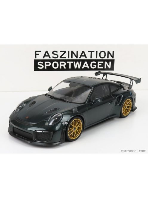 Minichamps - Porsche 911 991-2 Gt2 Rs Weissach Package 2018 British Racing Green Met