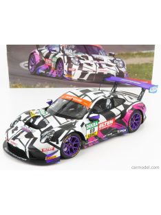   Minichamps - Porsche 911 991 Gt3 R Team Iron Force Racing N 69 Gt Masters 2019 J.E.Slooten - L.Luhr White Black Purple