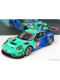   Minichamps - Porsche 911 991 Gt3 R Team Falken Motorsports N 44 24H Nurburgring 2020 P.Dumbreck- M.Ragginger - S.Muller - K.Bachler Light Green Blue