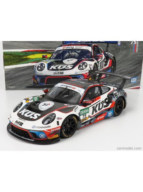 Minichamps - Porsche 911 991 Gt3 R Team Kus 75 Bernhard N 75 Adac Gt Masters 2021 C.Engelhart - T.Preining White Black Red