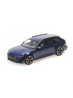 Minichamps - 1:18 Audi Rs 6 Avant - 2019 - Blue Metallic