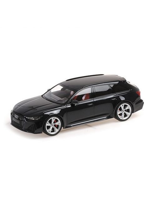 Minichamps - 1:18 Audi Rs 6 Avant - 2019 - Black Metallic