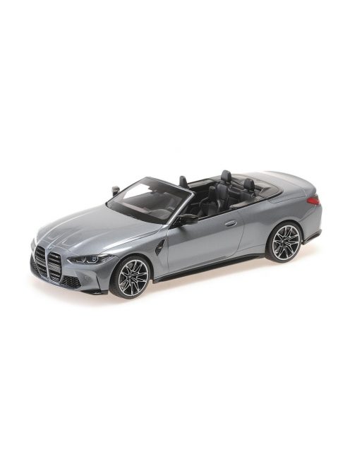 Minichamps - 1:18 BMW M4 CABRIOLET – 2021 – GREY METALLIC - MINICHAMPS