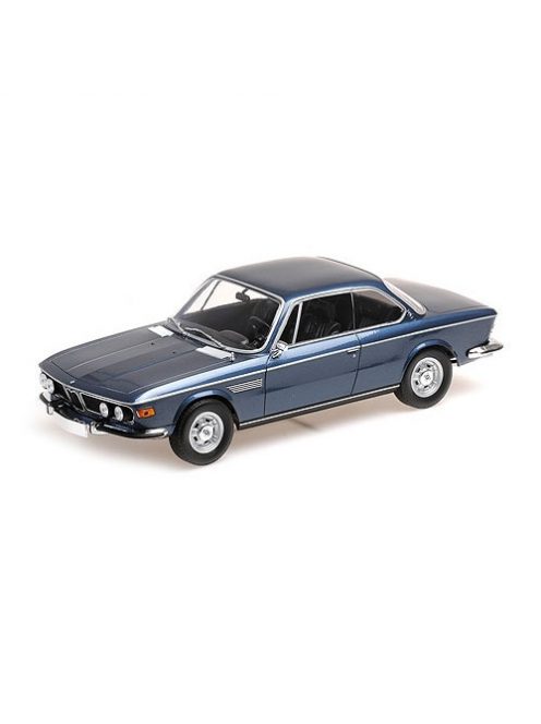 Minichamps - 1:18 Bmw 2800 Cs - 1968 - Blue Metallic