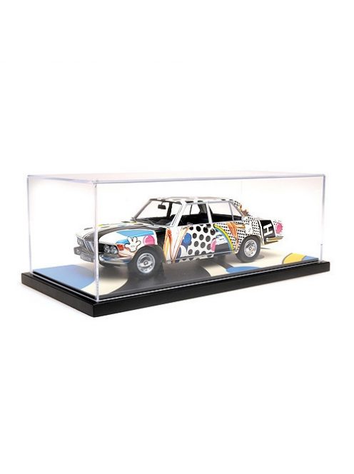 Minichamps - 1:18 Bmw 2500 (E3) - 1969 - New Horizon With Baseplate In Special Design And Showcase