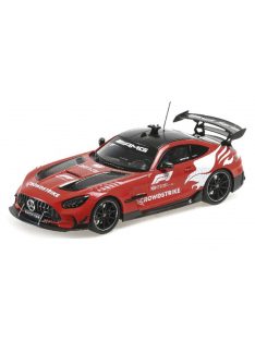   Minichamps - MERCEDES BENZ AMG GT V8 BLACK SERIES F1 SAFETY CAR CROWDSTRIKE SEASON 2023 BERND MAYLANDER RED