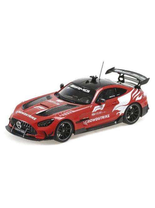 Minichamps - MERCEDES BENZ AMG GT V8 BLACK SERIES F1 SAFETY CAR CROWDSTRIKE SEASON 2023 BERND MAYLANDER RED