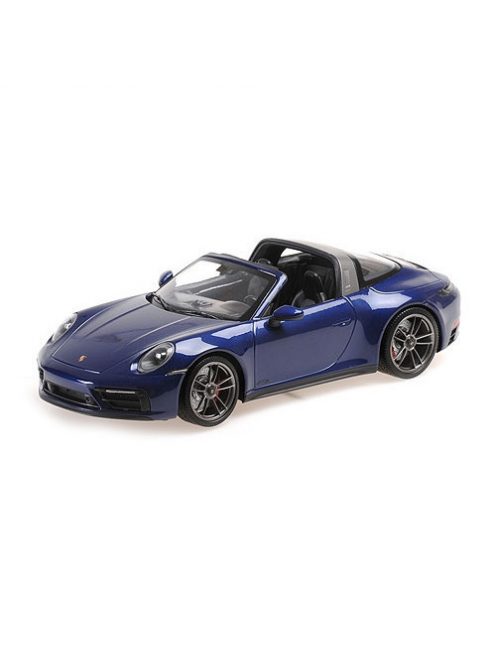 Minichamps - 1:18 Porsche 911 (992)  Targa 4 Gts - 2021 - Blue Metallic