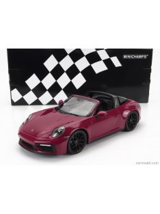   Minichamps - Porsche 911 992 Targa 4 Gts Spider 2021 Ruby Red