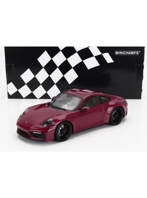 Minichamps - PORSCHE  911 992 CARRERA 4 GTS COUPE 2020 RUBYSTAR