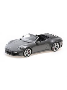   Minichamps - 1:18 Porsche 911 Carrera 4S Cabriolet - 2019 - Grey Metallic