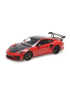   Minichamps - 1:18 Porsche 911 Gt3Rs (991.2) - 2019 - Red W/ Weissach Package W/ Black Wheels