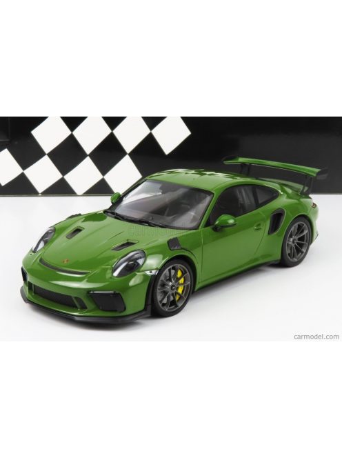 Minichamps - Porsche Porsche 911 991-2 Gt3 Rs Coupe Weissach Package 2019 - Silver Wheels Green