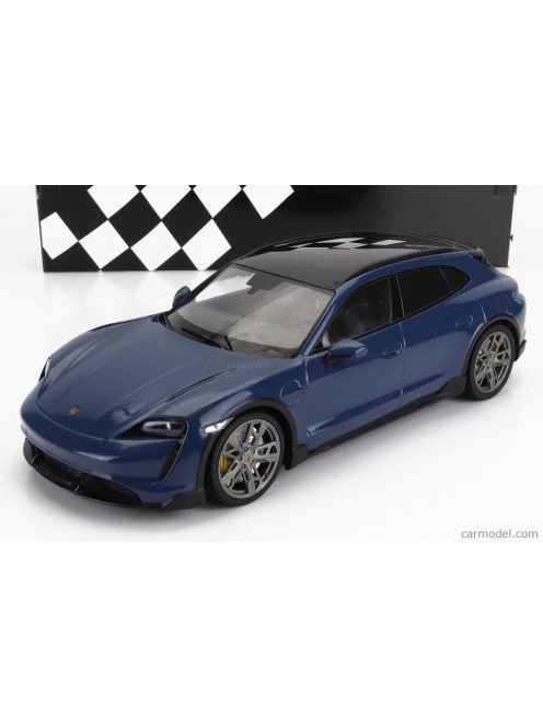 Minichamps - Porsche Taycan Turbo S Cross Turismo 2021 Blue Met